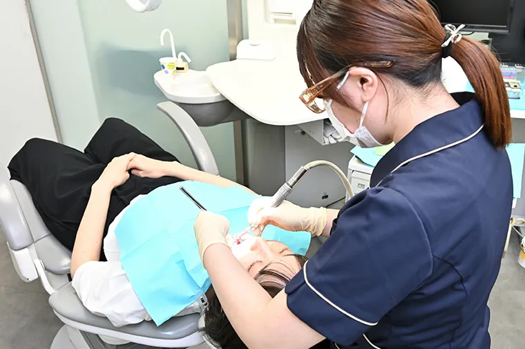 治療の準備〈所要時間:10〜15分〉